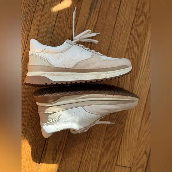 Madewell Kickoff Trainer Sneakers in Neutral Colorblock Leather - Size 9 - Picture 5 of 7